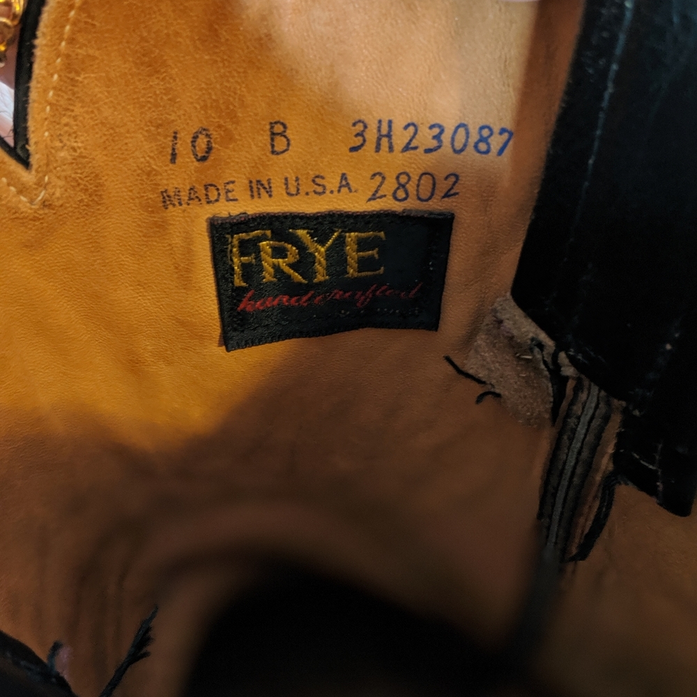 Vintage Frye Western Boots 10B - Picture 14 of 16